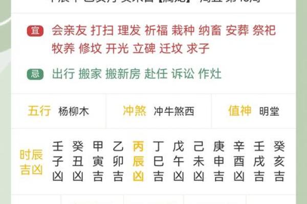 农历4月黄道吉日一览表查询